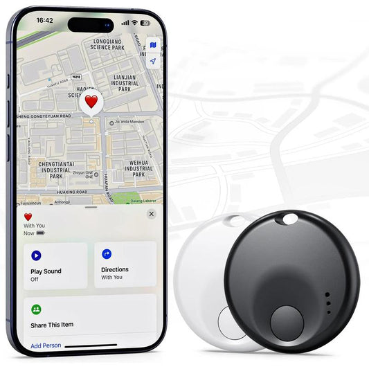 (Ios Only)Gps Tracker for Car,Mini Trackers Device ,No Monthly Fee-Best Hidden GPS Trackers,Anti-Lost Device,Works with Apple Find My (Ios Only) Travel Gadgets Black