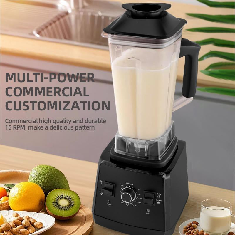 25000RPM Pro Blender & Grinder Combo - 68Oz Bpa-Free Dual Containers, 2400W Ice Crusher for Café-Quality Smoothies/Juice/Nut Butter, Smart Kitchen Must-Have Juicer Machine High Yield Leche De Avena Kid Is Len Utmilk Maker