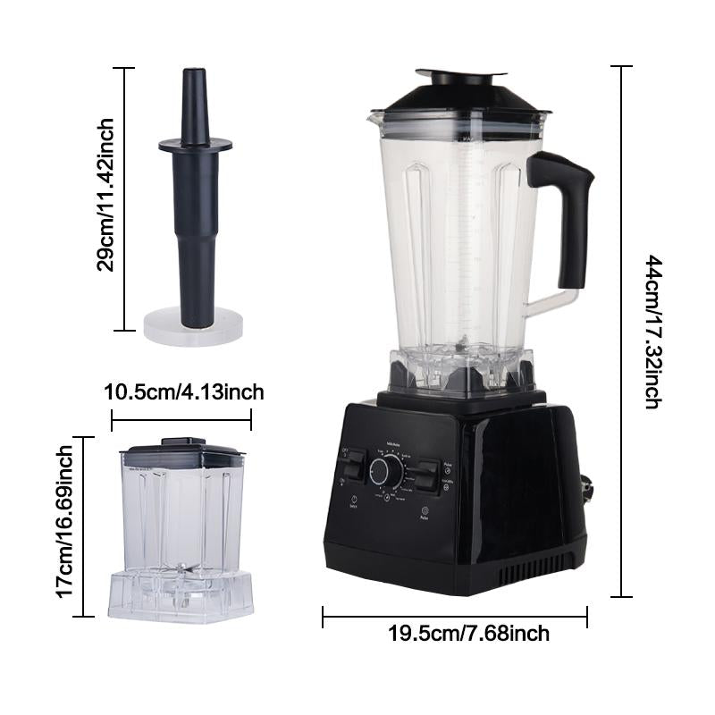 25000RPM Pro Blender & Grinder Combo - 68Oz Bpa-Free Dual Containers, 2400W Ice Crusher for Café-Quality Smoothies/Juice/Nut Butter, Smart Kitchen Must-Have Juicer Machine High Yield Leche De Avena Kid Is Len Utmilk Maker