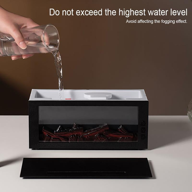300Ml Colorful Fireplace Flame Humidifier Aromatherapy Diffuser with Remote and Timer for Home and Office Fire Diffuser Aroma Diffuser Humidifier Humidifier Purifier Bourbon Humidifier Whisker Humidifier